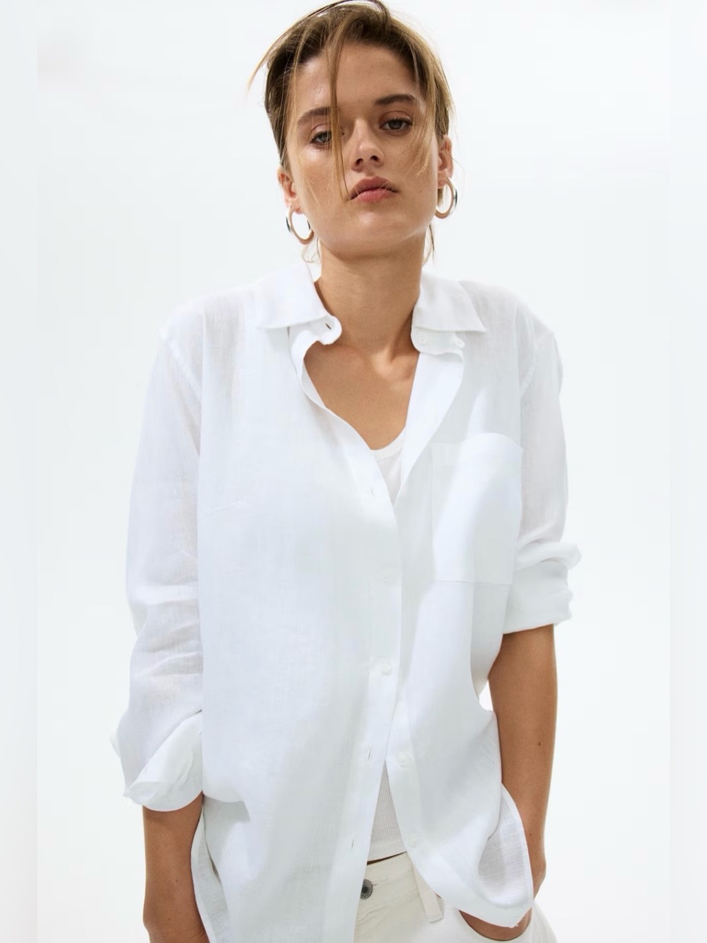 3/15$ 🛍️ H&M Linen Shirt